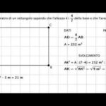 come trovare i lati di un rettangolo avendo solo larea