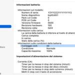 come vedere cicli batteria mac