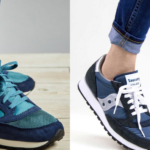come vestono le saucony